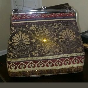 #167. VINTAGE M. Andonia Los Angeles Velvet Express Designer